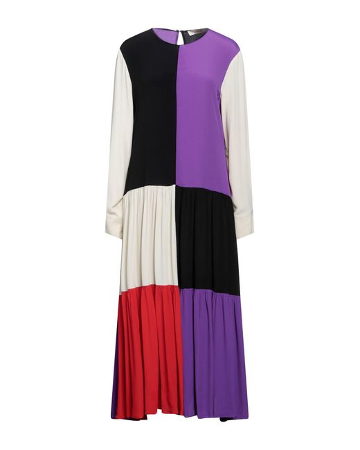 Jucca Purple Midi Dress