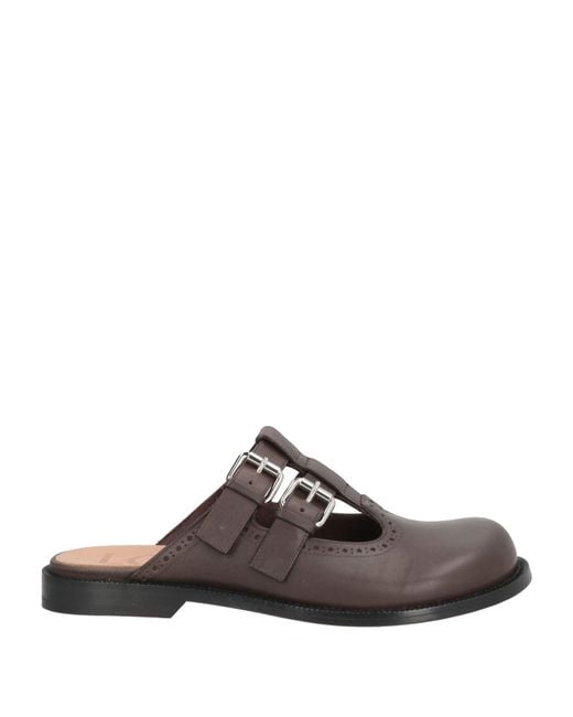 Loewe Brown Mules & Clogs Leather
