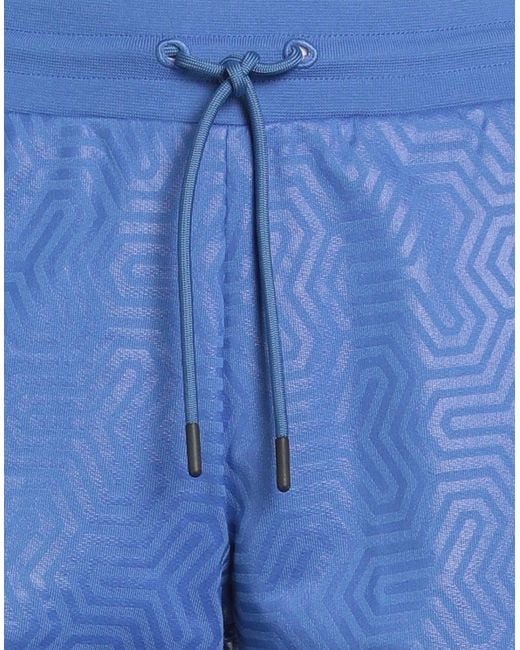 EA7 Blue Shorts & Bermuda Shorts Cotton, Elastane for men