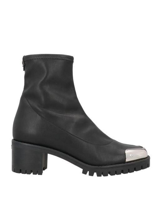 Giuseppe Zanotti Black Ankle Boots Leather