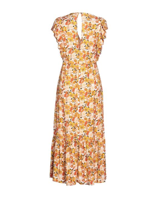 Sandro Metallic Midi Dress