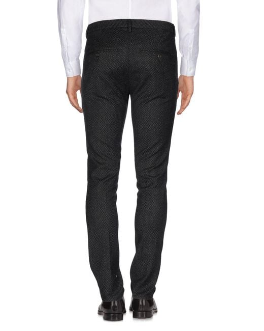 Dondup Black Trouser for men
