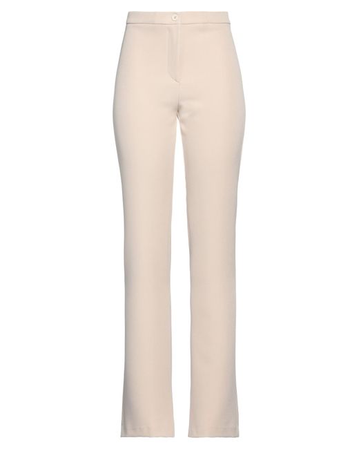 Éclà White Pants Polyester, Elastane