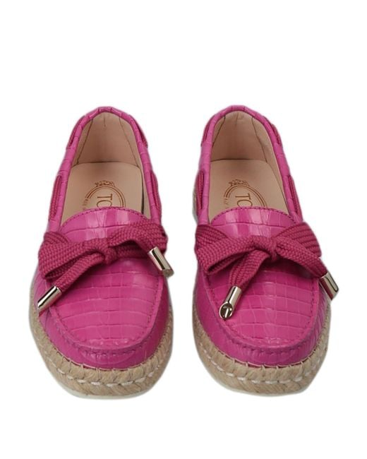 Tod's Purple Espadrilles