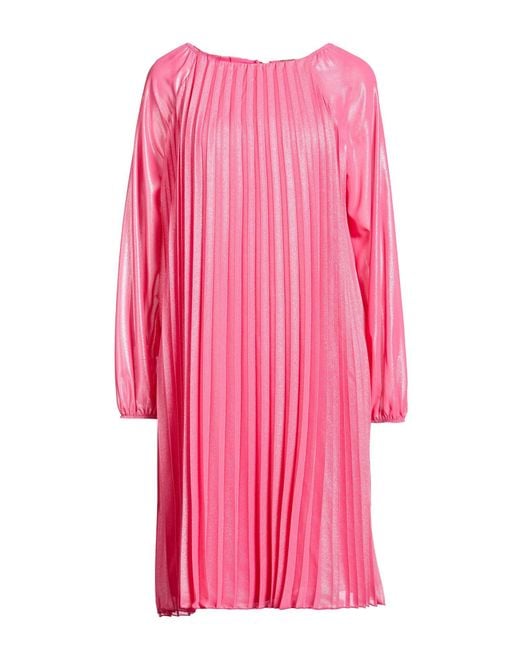 ALESSIA SANTI Pink Midi Dress Polyester
