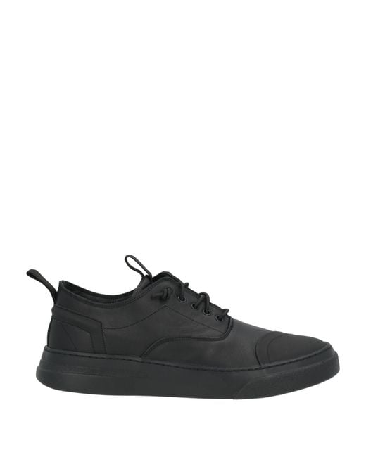 Bruno Bordese Black Sneakers Leather for men
