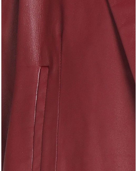 Max & Moi Red Jacket Lambskin
