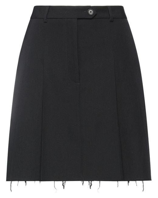 Aspesi Black Mini Skirt