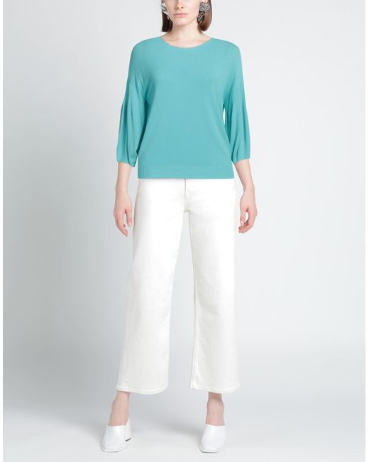 Kontatto Blue Sweater Viscose, Polyester