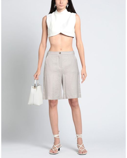 SAVESE CLUB Gray Shorts & Bermuda Shorts