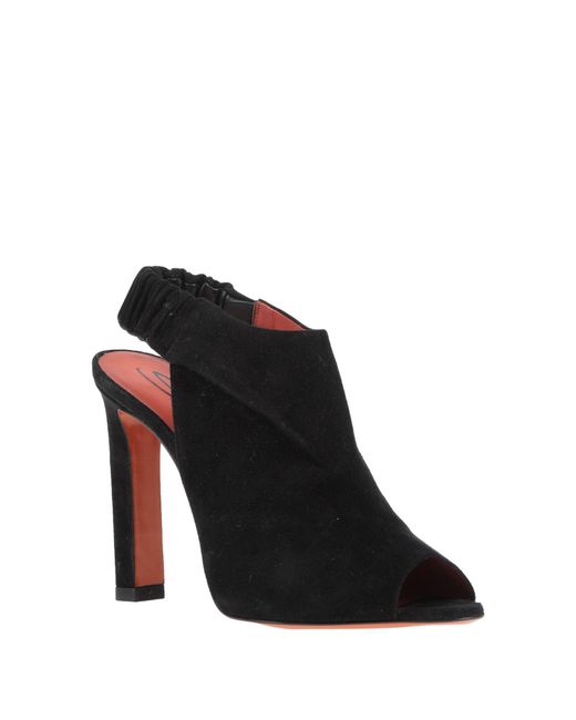 Santoni Black Sandals