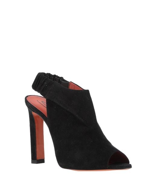 Santoni Black Sandals