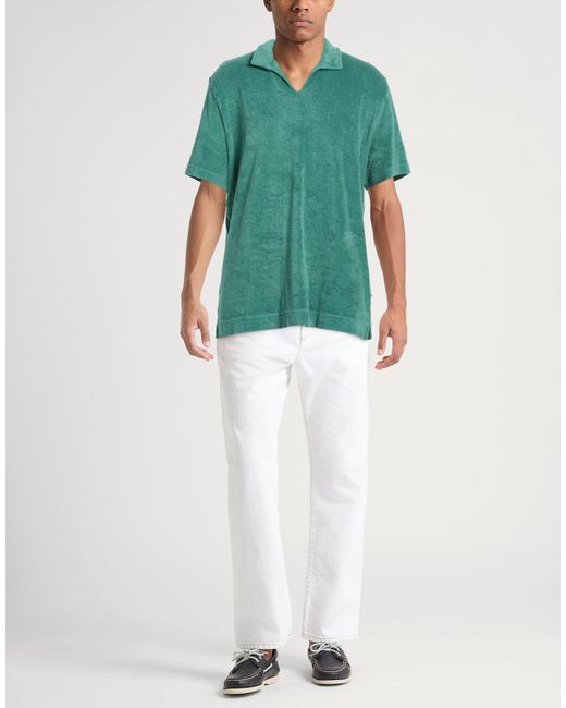 Fedeli Green Polo Shirt for men
