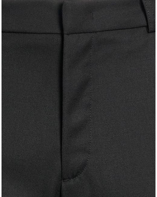Moncler Black Pants Virgin Wool for men