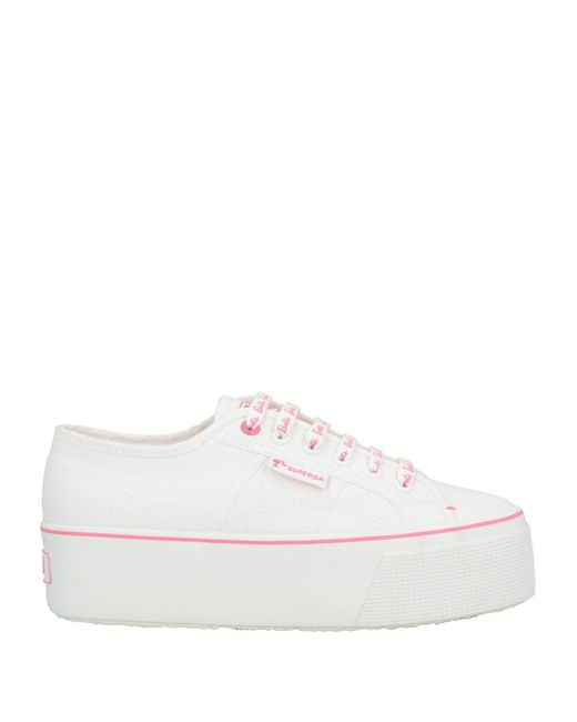 Superga White Trainers