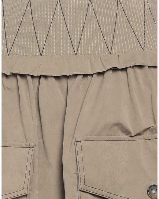 Tod's Natural Mini Skirt