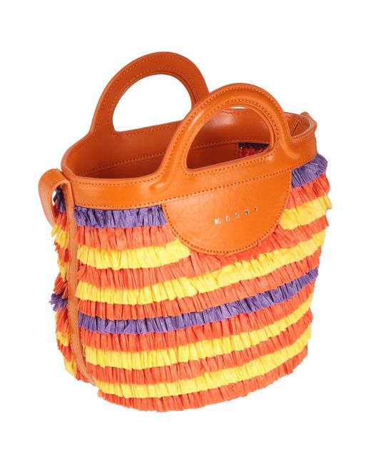 Borsa A Mano di Marni in Orange
