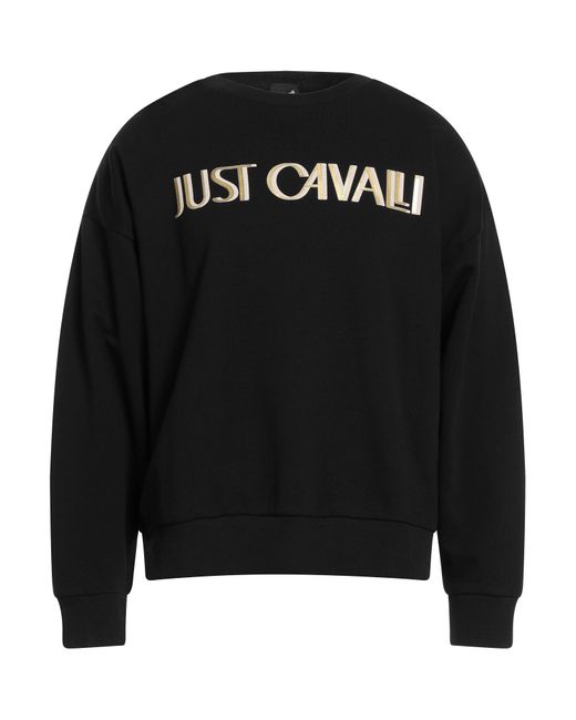 Just Cavalli Black Sweatshirt for men