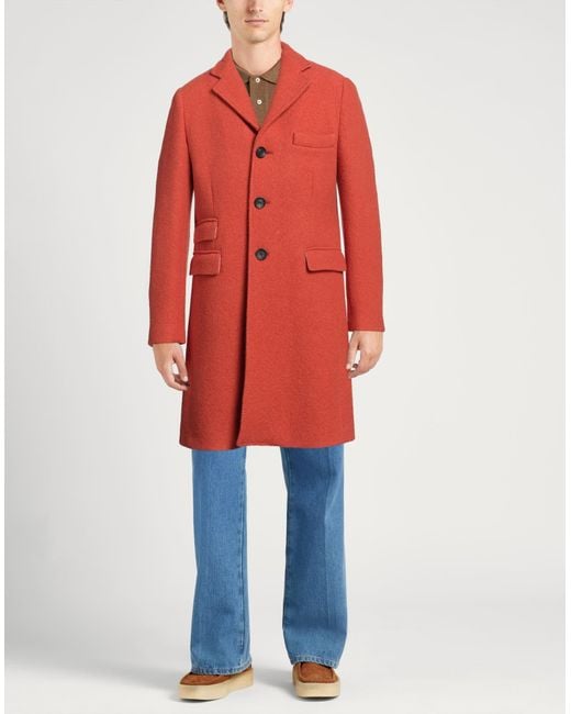 Il Cappottino Red Coat for men