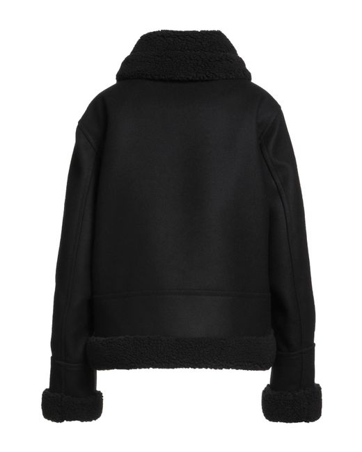 DSquared² Black Shearling & Teddy