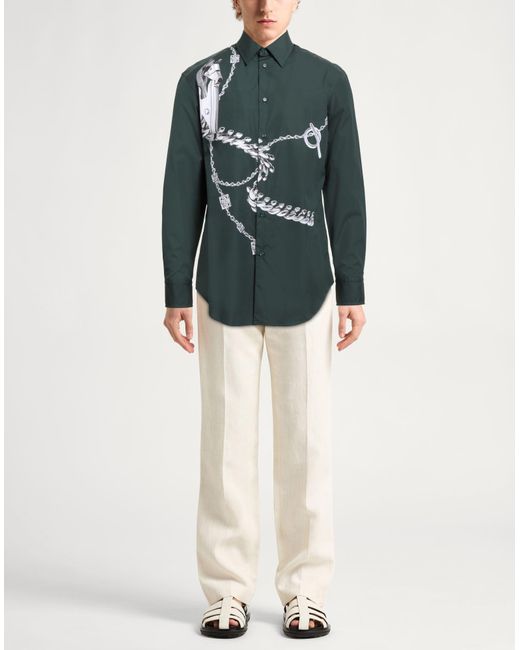 Burberry Green Shirt for men