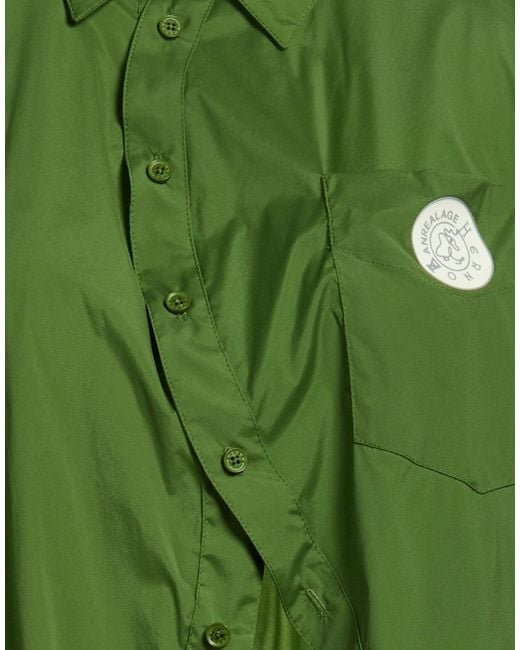 Herno Green Light Shirt Polyamide, Elastane