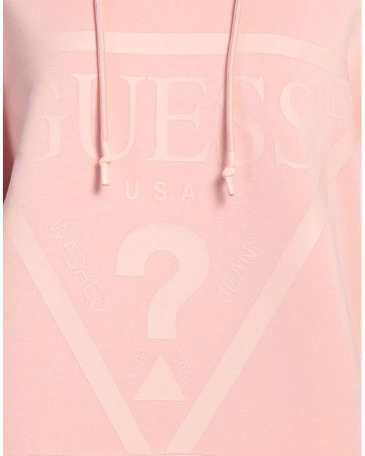 Sudadera Guess de color Pink