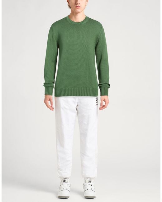 Alpha Studio Green Sweater Wool for men