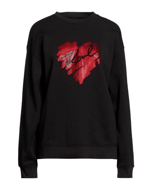 Karl Lagerfeld Black Sweatshirts