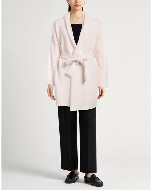 Gentry Portofino White Ivory Cardigan Virgin Wool, Polyamide