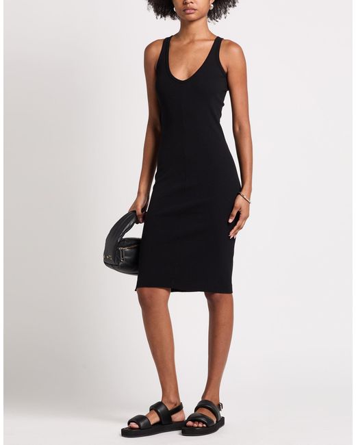 misha janelle midi dress Janelle Midi Cocktail Party Dress with Square Neck– PromGirl