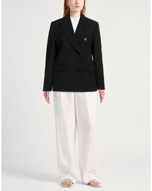 Pinko Black Blazer Polyester, Wool, Elastane, Polyurethane