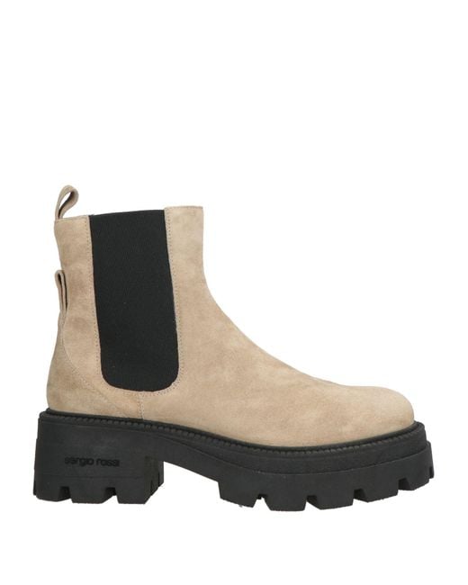 Sergio Rossi Black Ankle Boots Leather