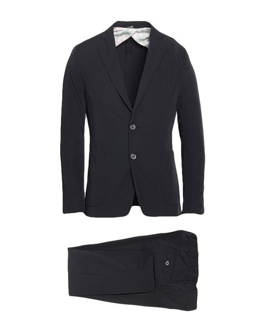 Havana & Co. Blue Suit Polyamide, Elastane for men