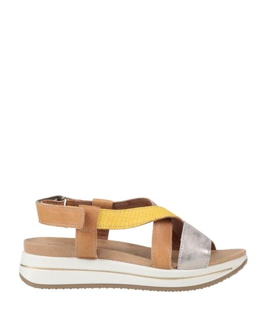 Igi&co Metallic Sandals Goat Skin