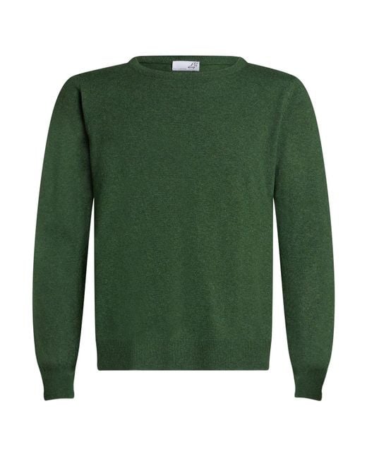 LA BIELLESE Green Sweater Cashmere for men