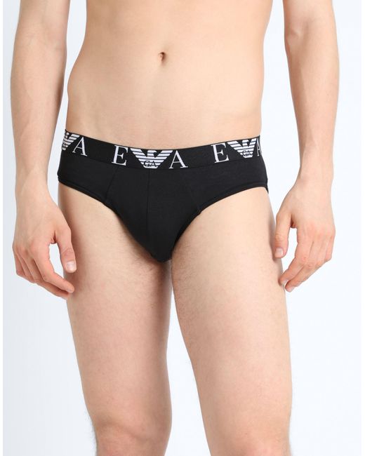 Emporio Armani Black Brief for men