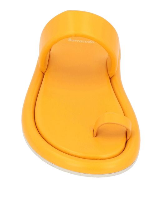 Barracuda Yellow Thong Sandals