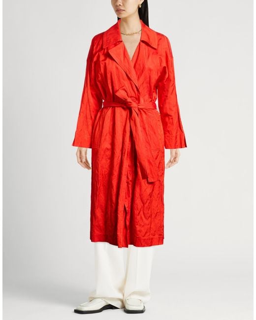 Gentry Portofino Red Overcoat & Trench Coat