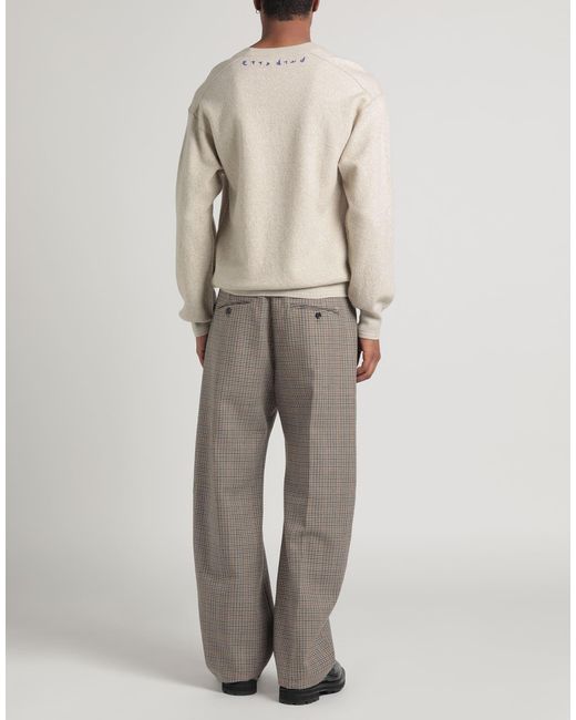 Burberry White Sweater Wool, Polyamide, Elastane for men