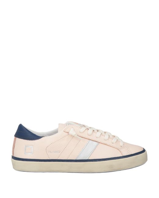 Date White Sneakers Leather