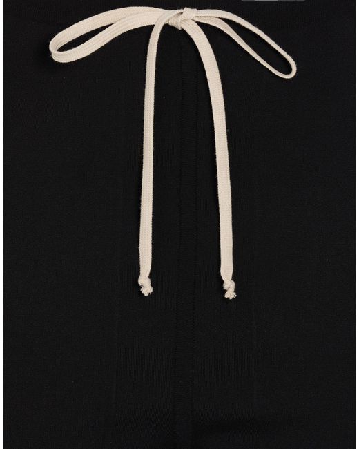 Rick Owens Black Pants Viscose, Polyester, Polyamide, Elastane for men