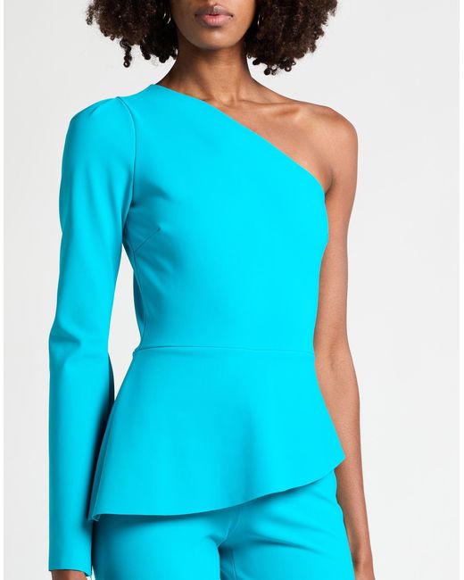 La Petite Robe Di Chiara Boni Blue Jumpsuit Polyamide, Elastane
