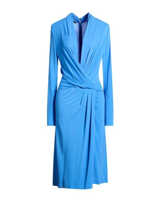 Alberta Ferretti Blue Midi Dress
