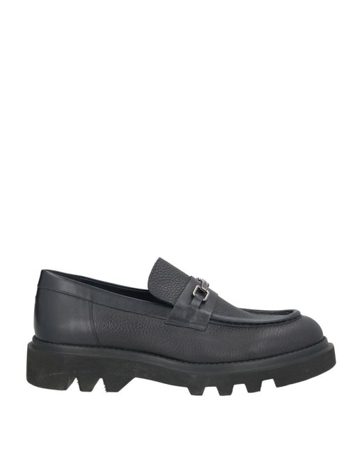 Cerruti 1881 Gray Loafers Cow Leather for men