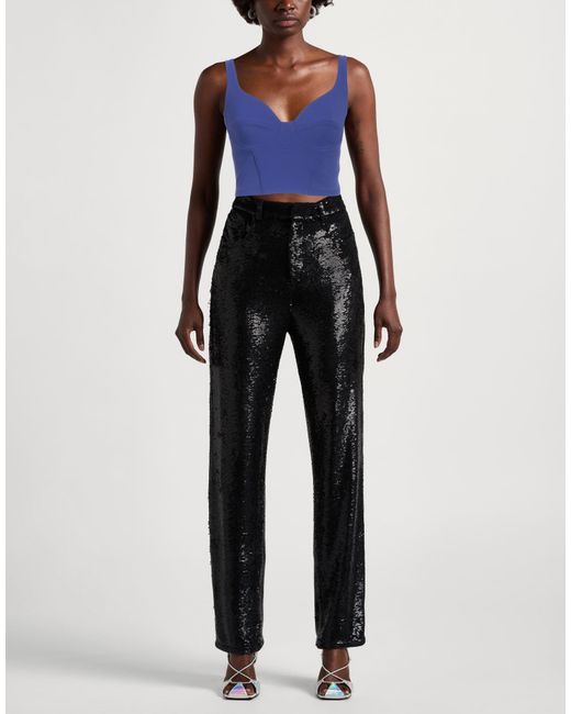 Elisabetta Franchi Blue Bright Top Polyester, Elastane