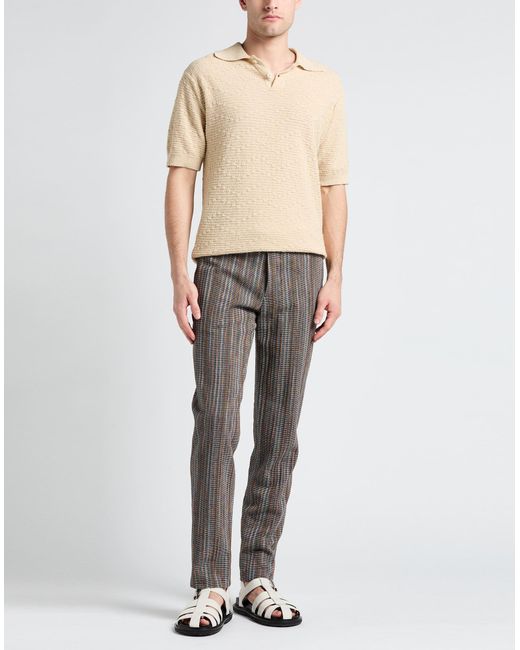 Missoni Gray Pants Cotton, Wool for men