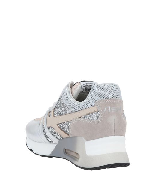 ash metallic sneakers