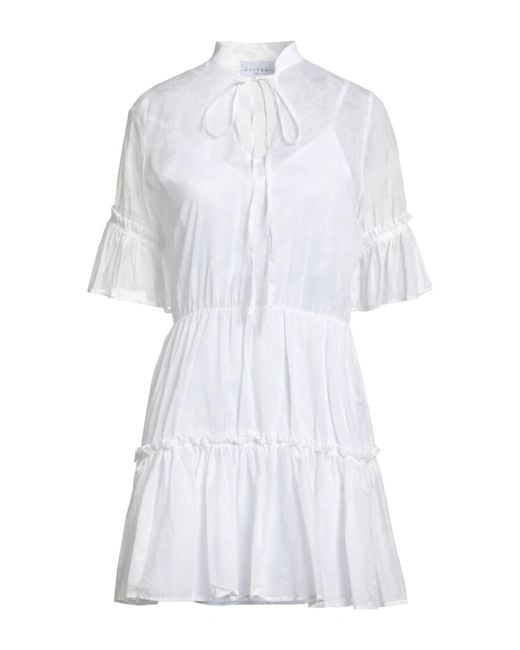 Gaelle Paris White Mini Dress