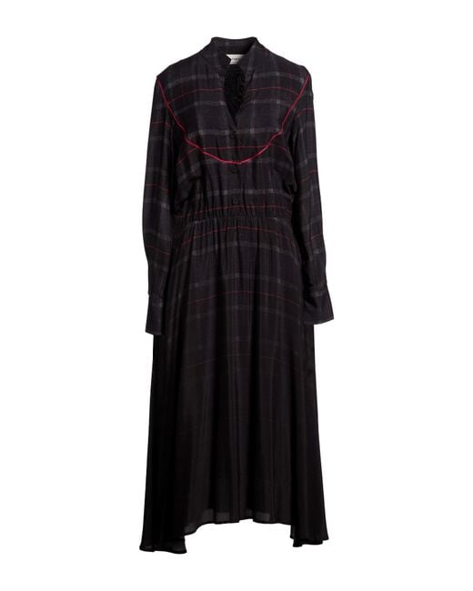 Shirtaporter Black Midi Dress